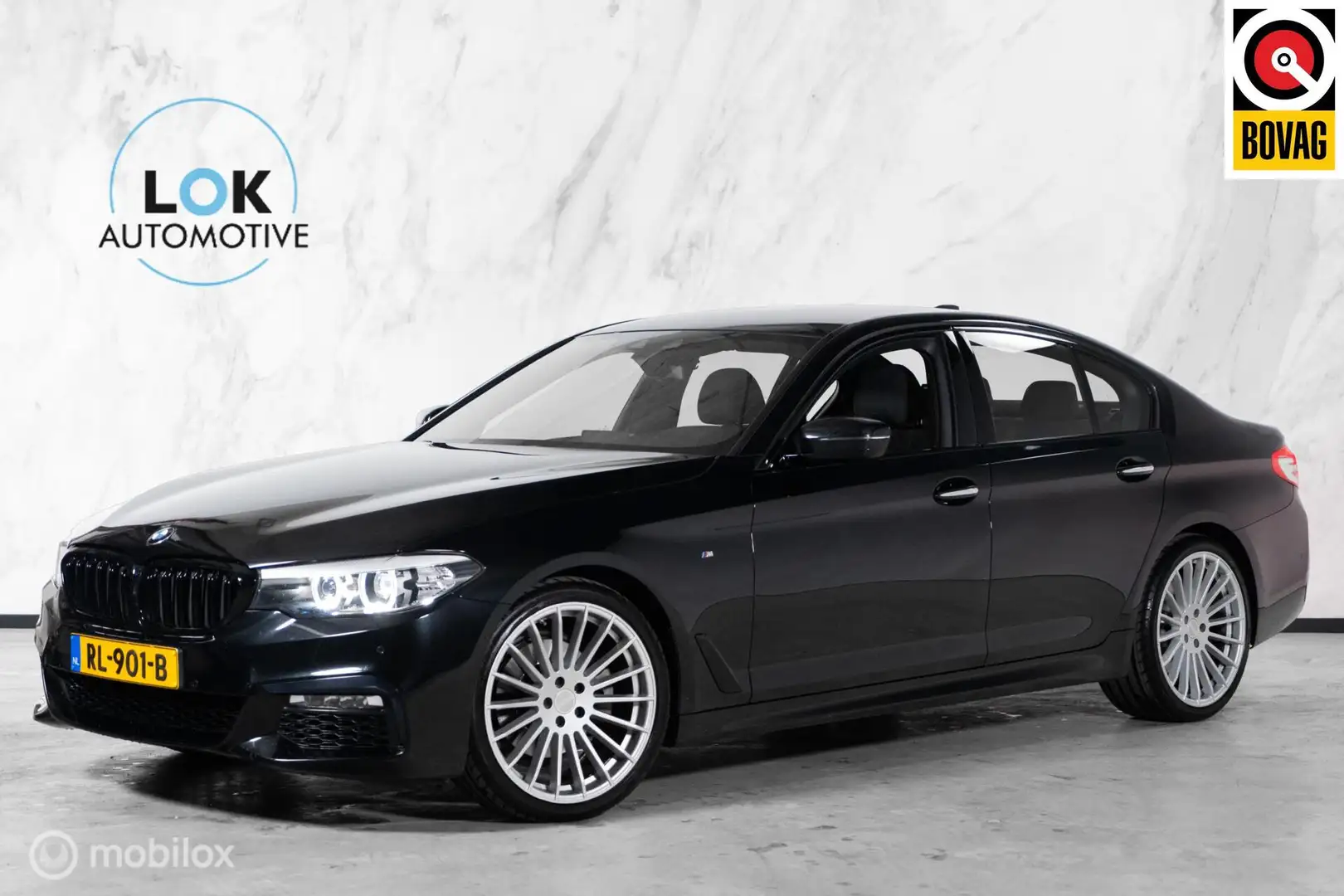 BMW 520 5-serie 520i High Executive LED|DIGITALDASH|3SLEUT Schwarz - 1
