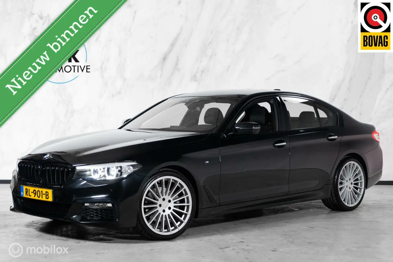 BMW 520 5-serie 520i High Executive LED|DIGITALDASH|3SLEUT Zwart - 1
