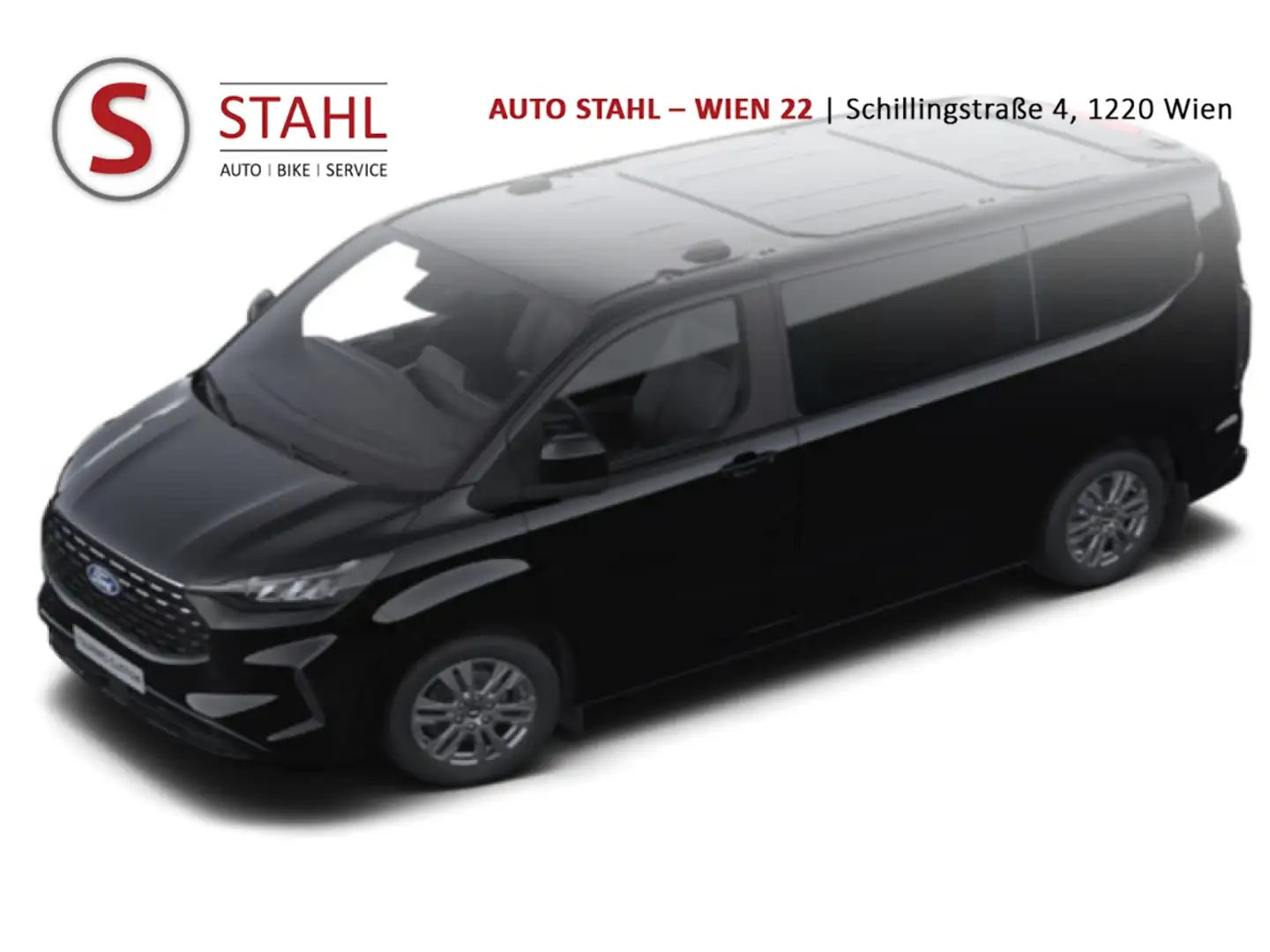 Ford Tourneo Custom Bus 2.5 PHEV 340 L1H1 FWD Titanium X Aut. Schwarz - 1