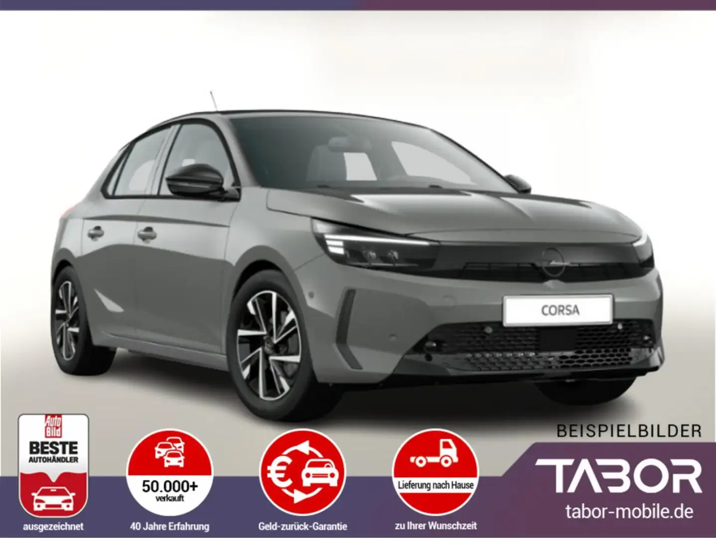 Opel Corsa 1.2 Turbo GS LED TechP PDC Temp AppCo 16Z Grau - 1