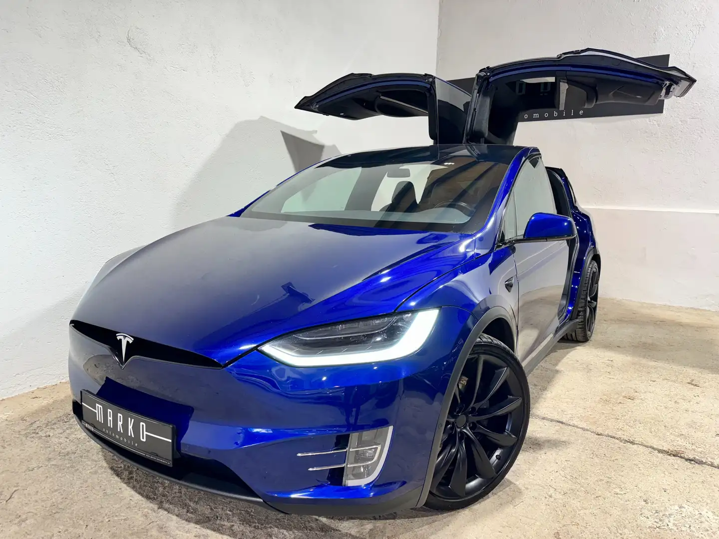 Tesla Model X long range max. Reichweite Raven "Fsd, Ahk, uvm." Blu/Azzurro - 1