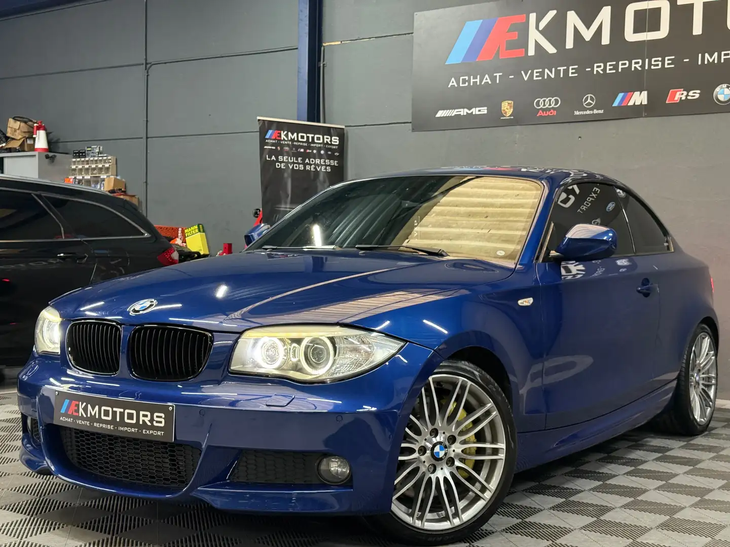 BMW 123 °PACK-M°BI-XENON°CUIR°CERAMIC°FULL Bleu - 1