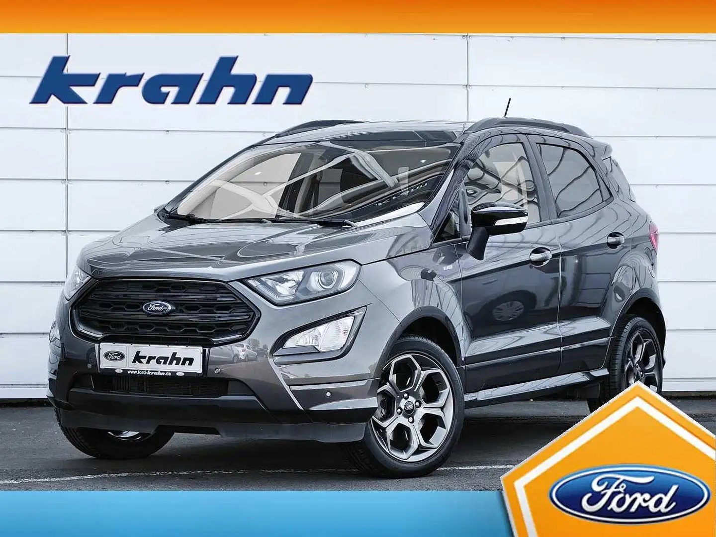 Ford EcoSport 1.0 ST-Line | NAVI | PARKPILOT | KAMERA Grau - 1