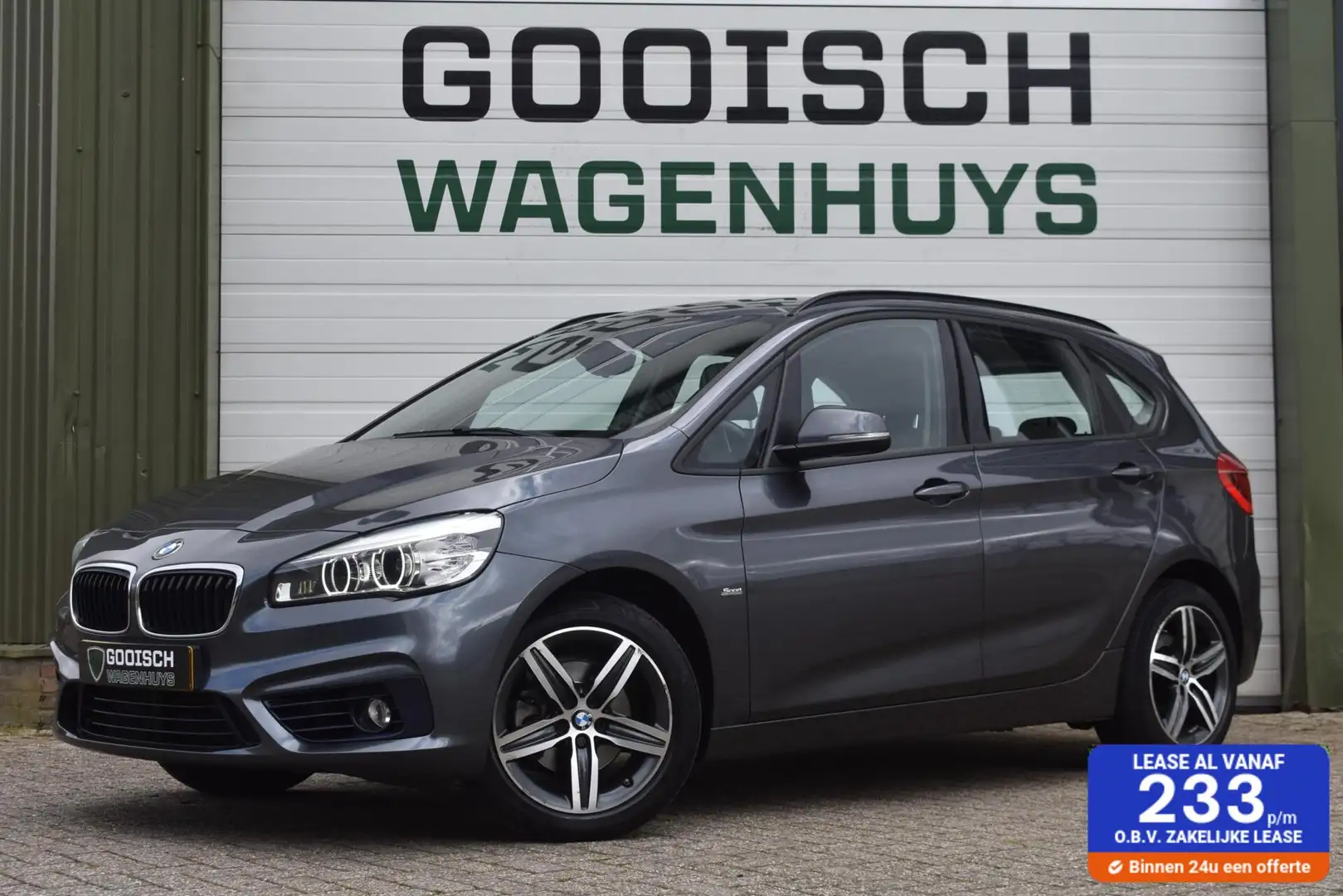 BMW 218 2-serie Active Tourer 218i Executive AUT | Elek. K Gris - 1
