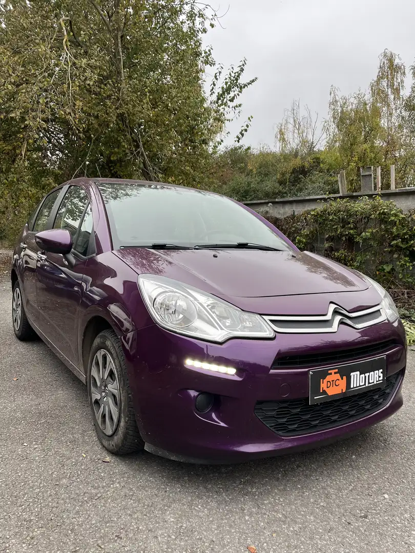 Citroen C3 1.2i PureTech Paars - 1