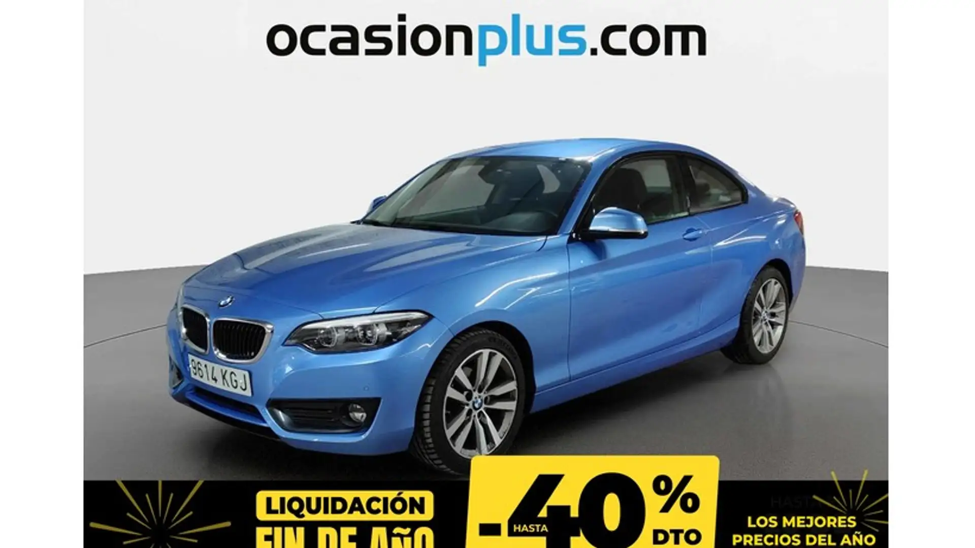 BMW 218 218dA Coupé Bleu - 1