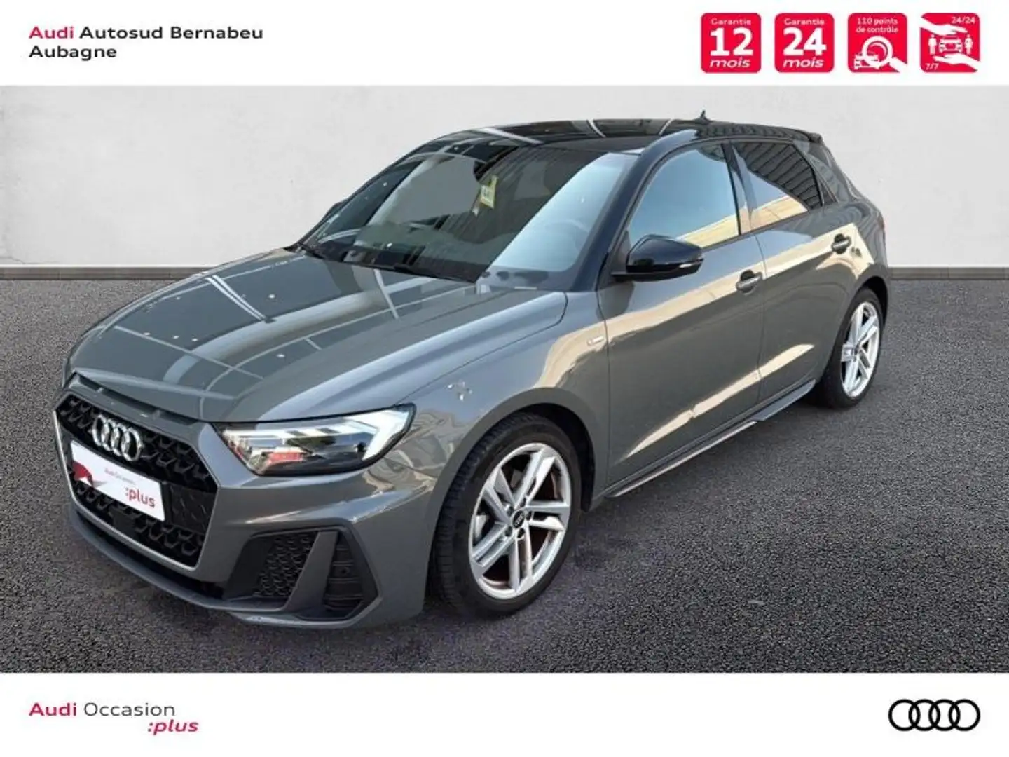 Audi A1 35 TFSI 150ch S line S tronic 7 8cv Gris - 1