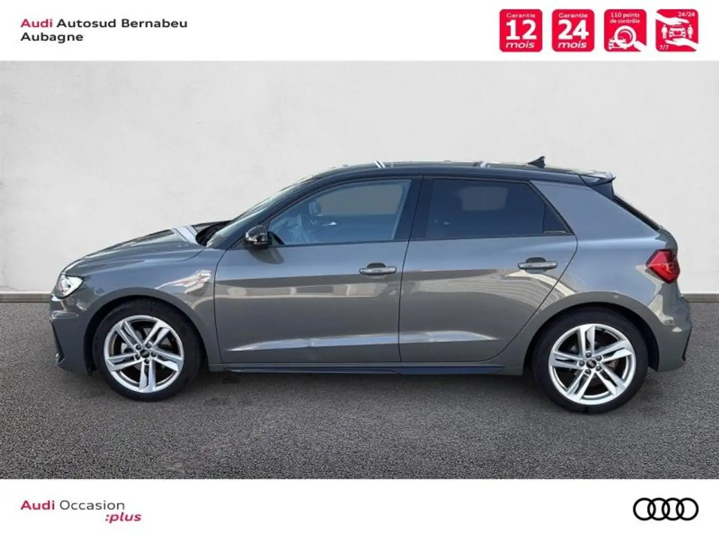 Audi A1 35 TFSI 150ch S line S tronic 7 8cv Gris - 2