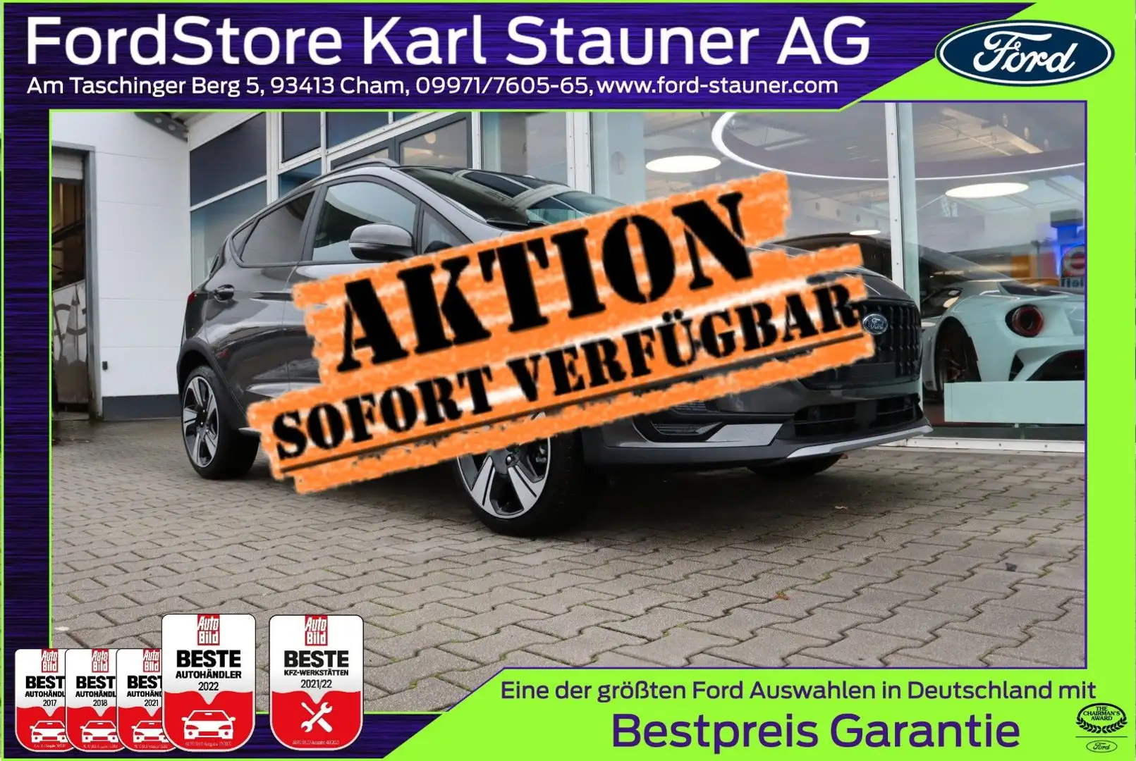 Ford Fiesta Active MHEV LED 4,99% Finanzierung* siva - 1