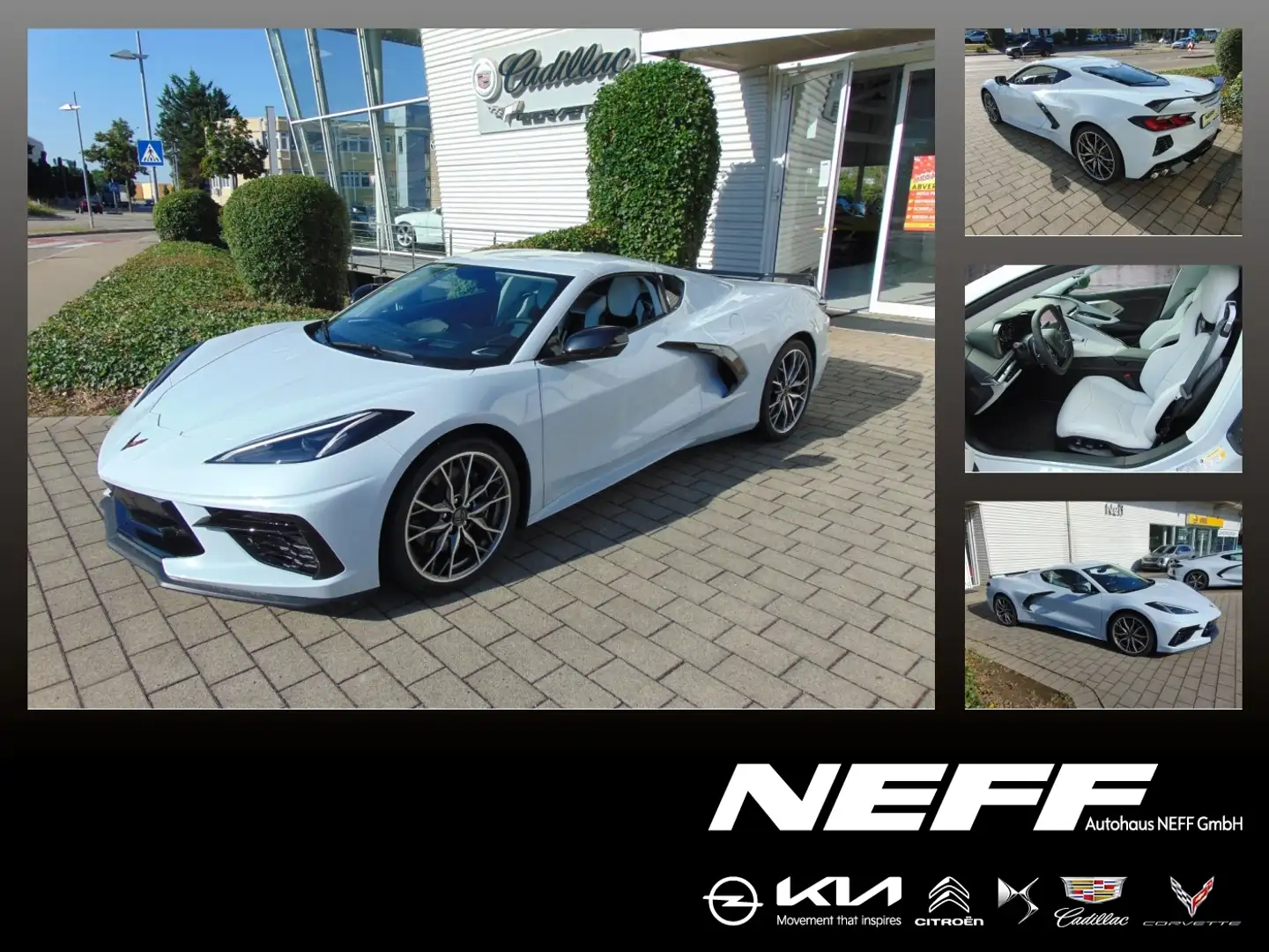 Corvette C8 6.2 V8 3LT Europamodell HUD SpurW LED KeyLess Gris - 1