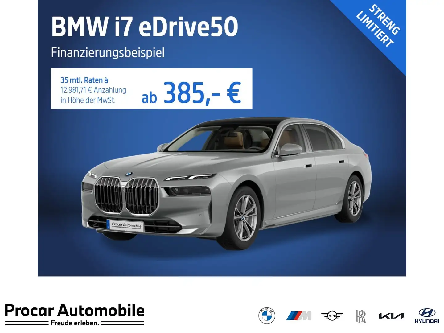BMW i7 eDrive50 NAVI LED Sound Syst. PDC V+H ABS Белый - 1