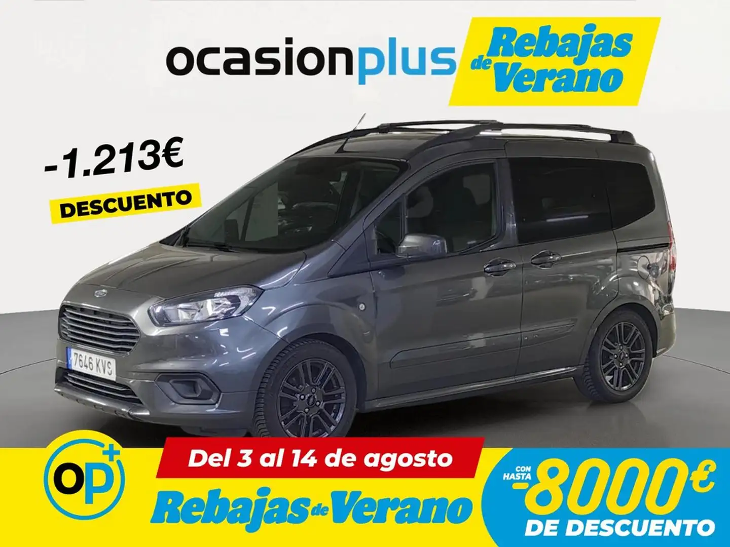 Ford Tourneo Courier 1.0 Ecoboost Sport Gris - 1