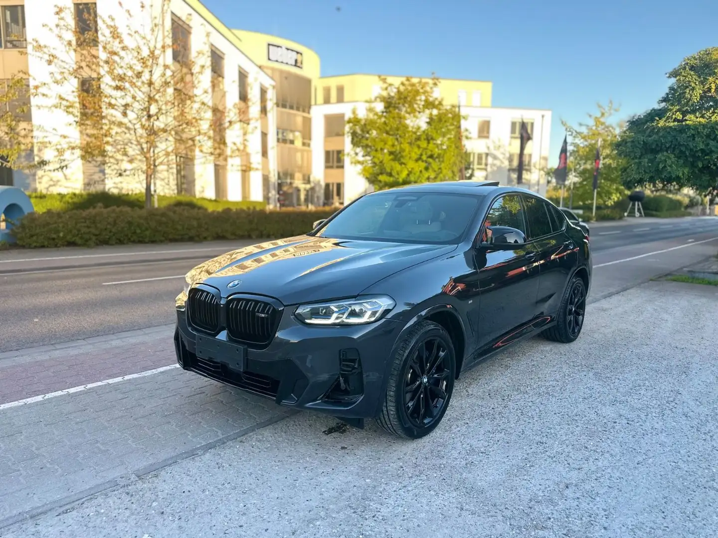 BMW X4 M40 d*Navip*Pano*HUD*Laser*Hifi*AHK*STH* Voll Grau - 1