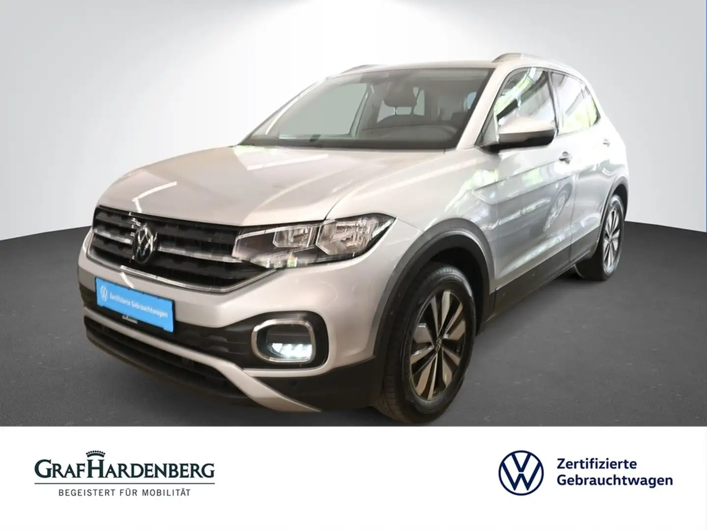 Volkswagen T-Cross MOVE 1.0 TSI DSG Navi ACC Silber - 1