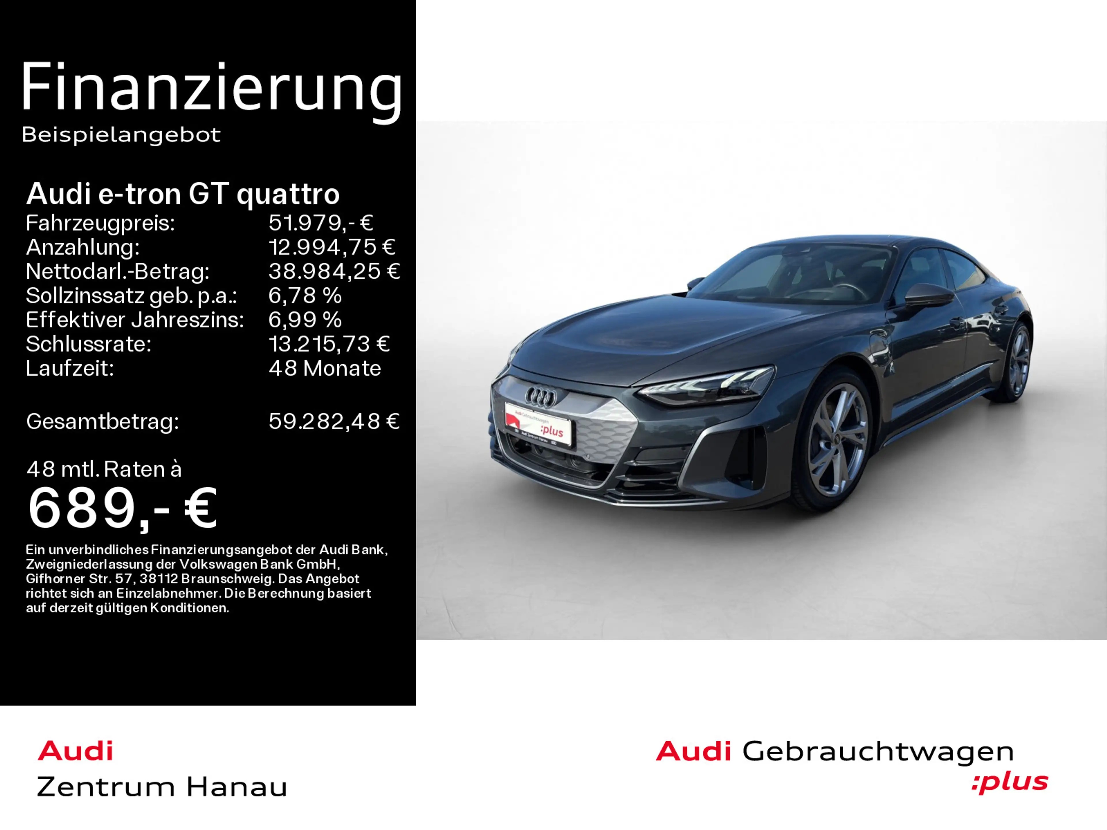 Audi e-tron GT e-tron GT QUATTRO *NAVI*LED*PANO*KAMERA*20 ZOLL*