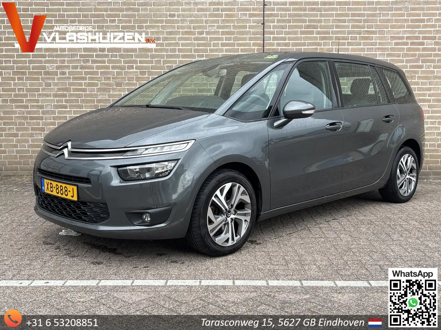 Citroen Grand C4 Picasso 1.6 BlueHDi Business Automaat | 7 Persoons | Clima Grijs - 1