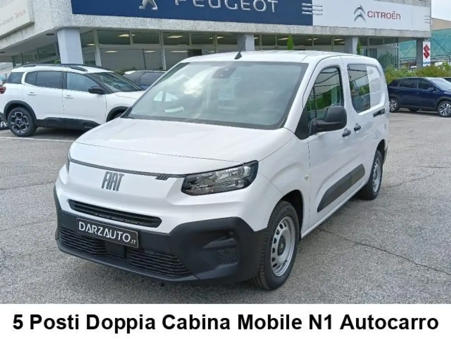 Fiat Doblo 5P Doppia Cabina Mobile Long 1.5 BHDI 100CV N1 Bianco - 1
