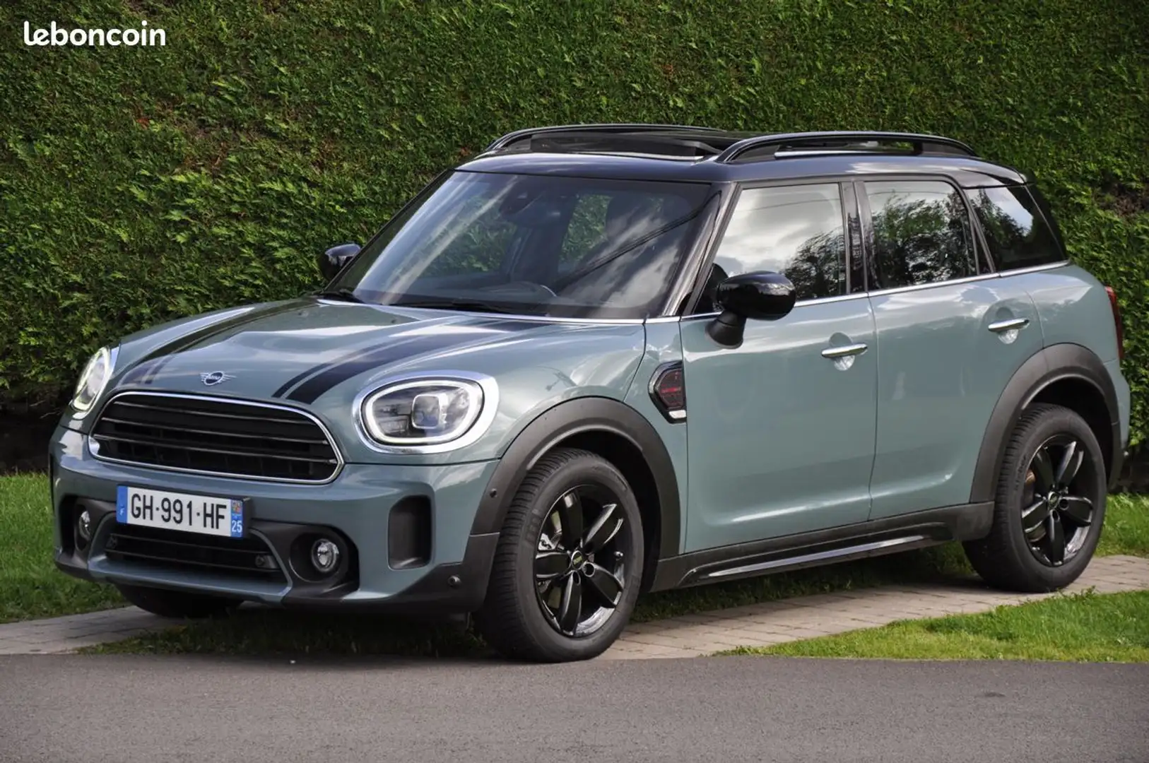 MINI Cooper Countryman Cooper F60 1.5 136 cv BVM6 Edition Northwood 06-22 45600kms Org France Toit ouvrant caméra de recul Chargeur induction Si Vert - 1