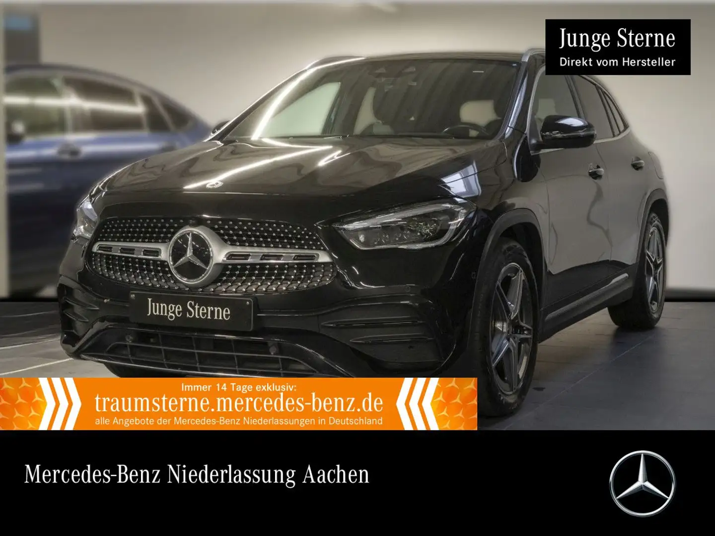 Mercedes-Benz GLA 200 4M AMG+AHK+MULTIBEAM+KAMERA+HUD+KEYLESS+8G Schwarz - 1