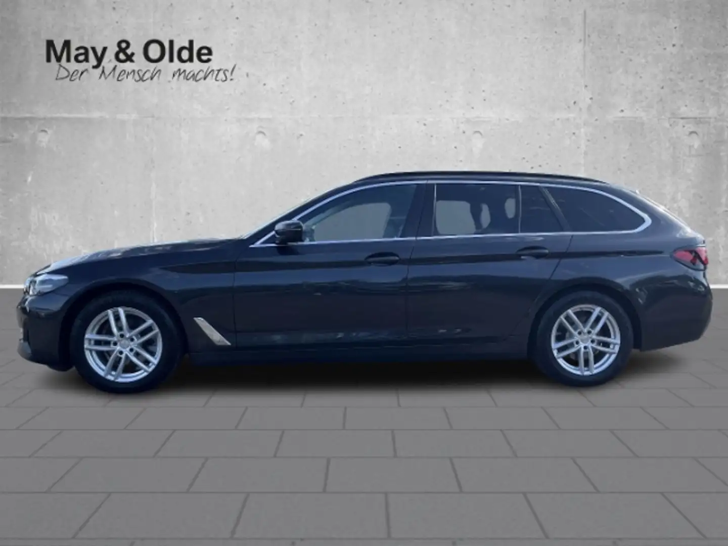 BMW 520 d Touring Aut. LED Navi Kamera Leder CarPlay Grau - 2