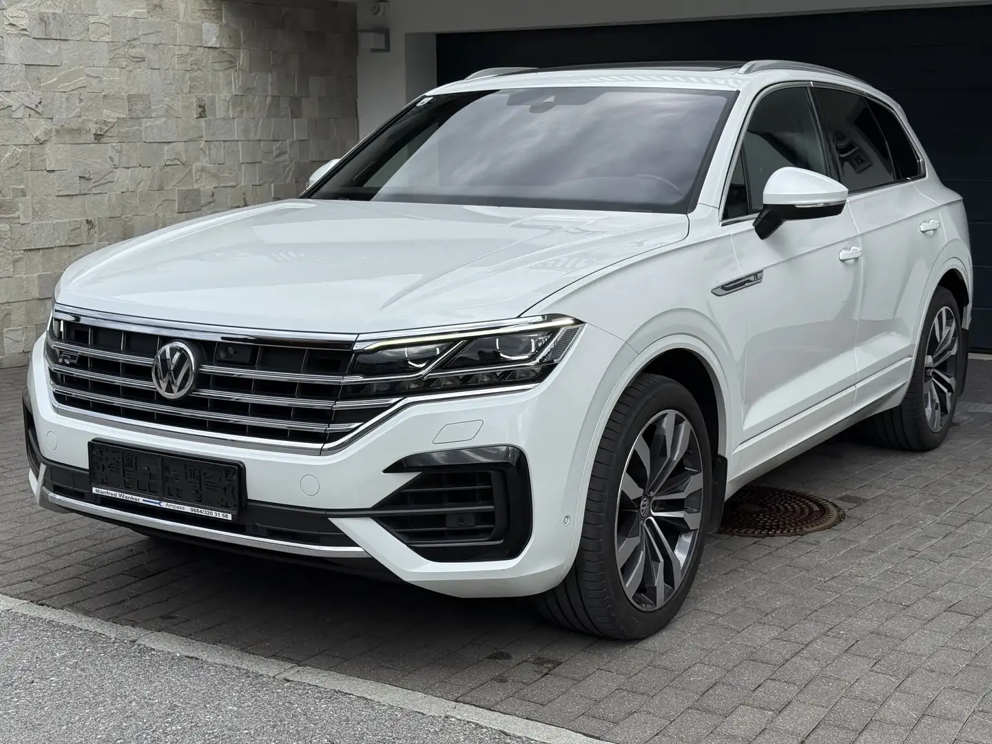 Volkswagen Touareg R-Line 4Motion   MEGA VOLL Bianco - 2