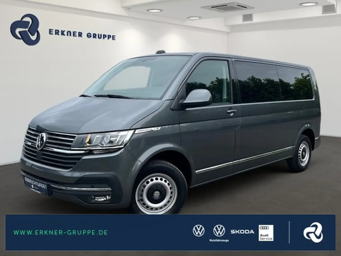 Volkswagen T6 Transporter Caravelle 6.1 2.0TDI Comfortline lang 9-SITZER ... Gri - 1