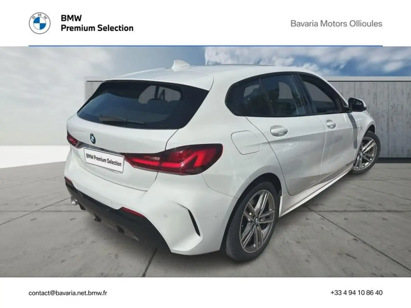 BMW 116 116iA 109ch Edition M Design DKG7 Blanc - 2