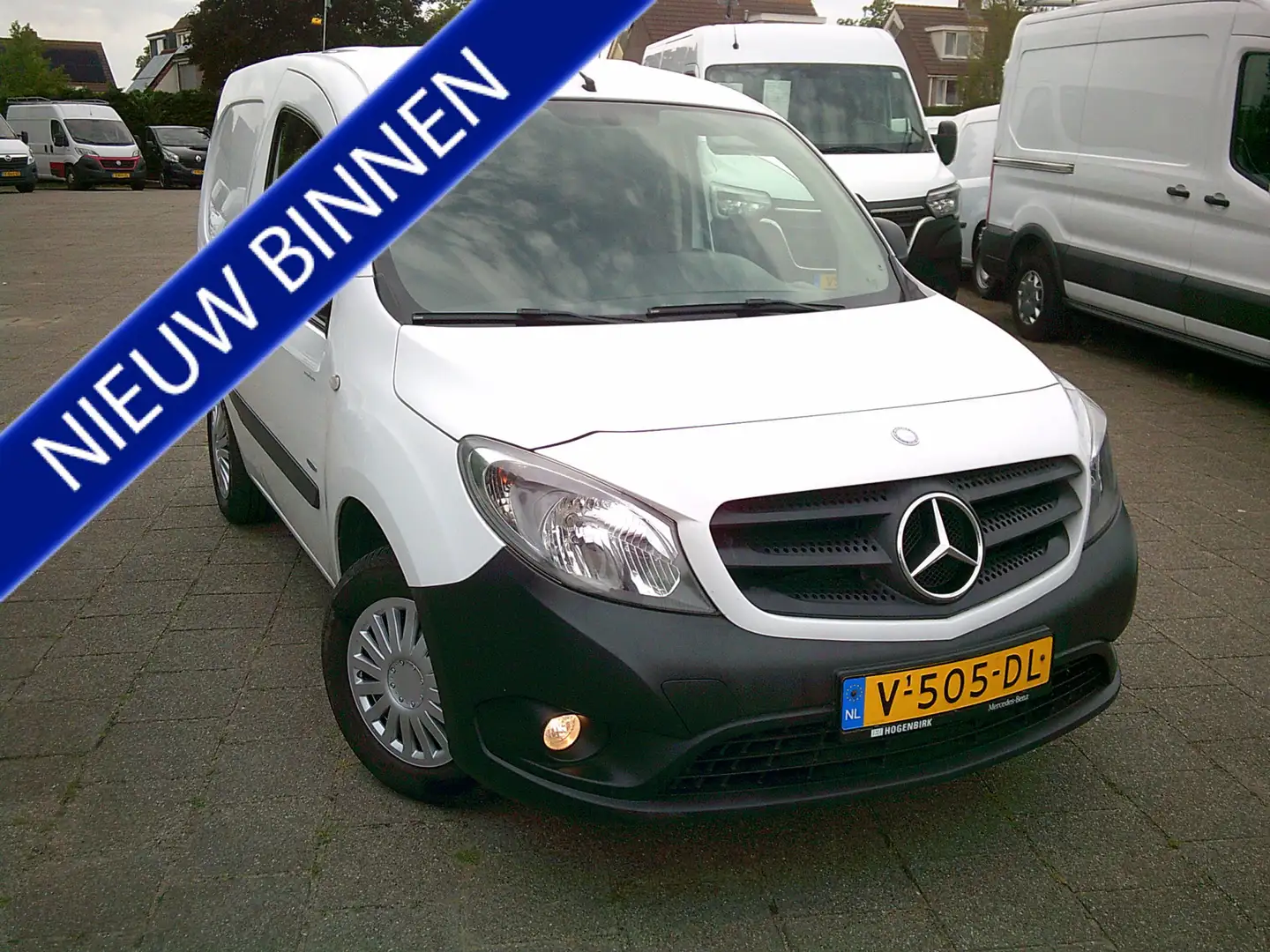 Mercedes-Benz Citan 108 CDI BlueEFFICIENCY Kort VOORZIEN VAN AIRCO+CRU Wit - 1