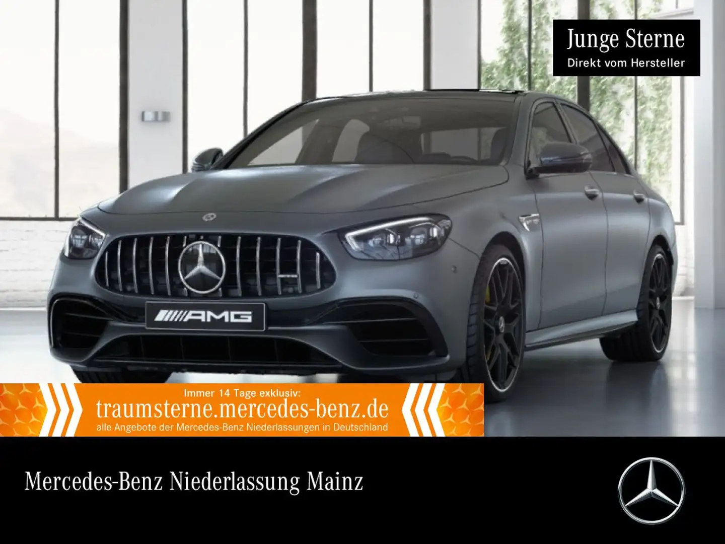 Mercedes-Benz E 63 AMG E 63 S 4M AMG+DRIVERS+NIGHT+PANO+360+MULTIBEAM+20" Gri - 1