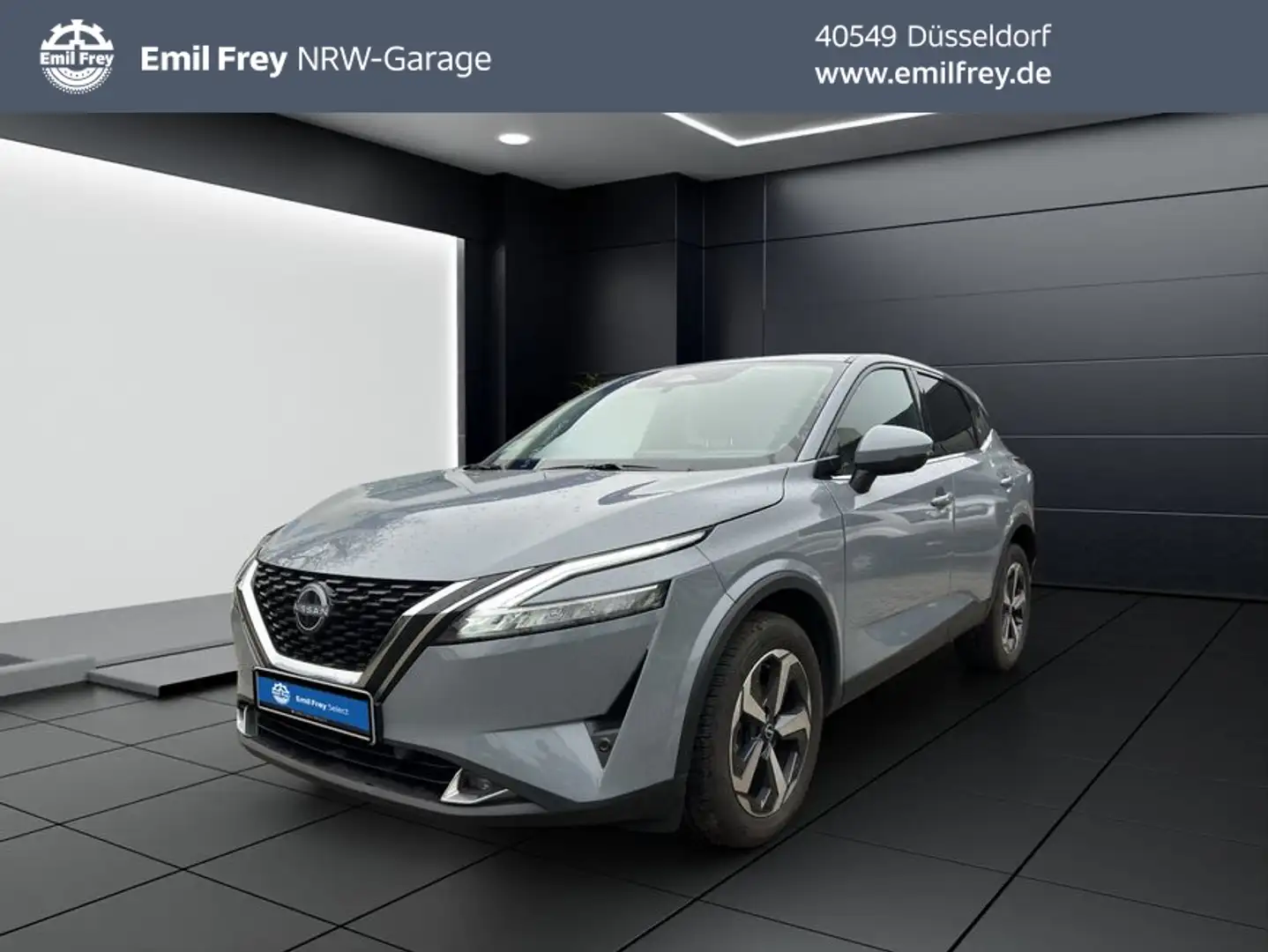 Nissan Qashqai 1.3 DIG-T Xtronic N-Connecta/Navi/Winter-P Grijs - 1