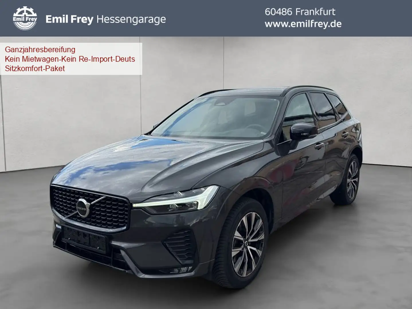 Volvo XC60 XC60 B4 AWD Plus-Dark Aut PilotAssist BLIS Leder Grau - 1
