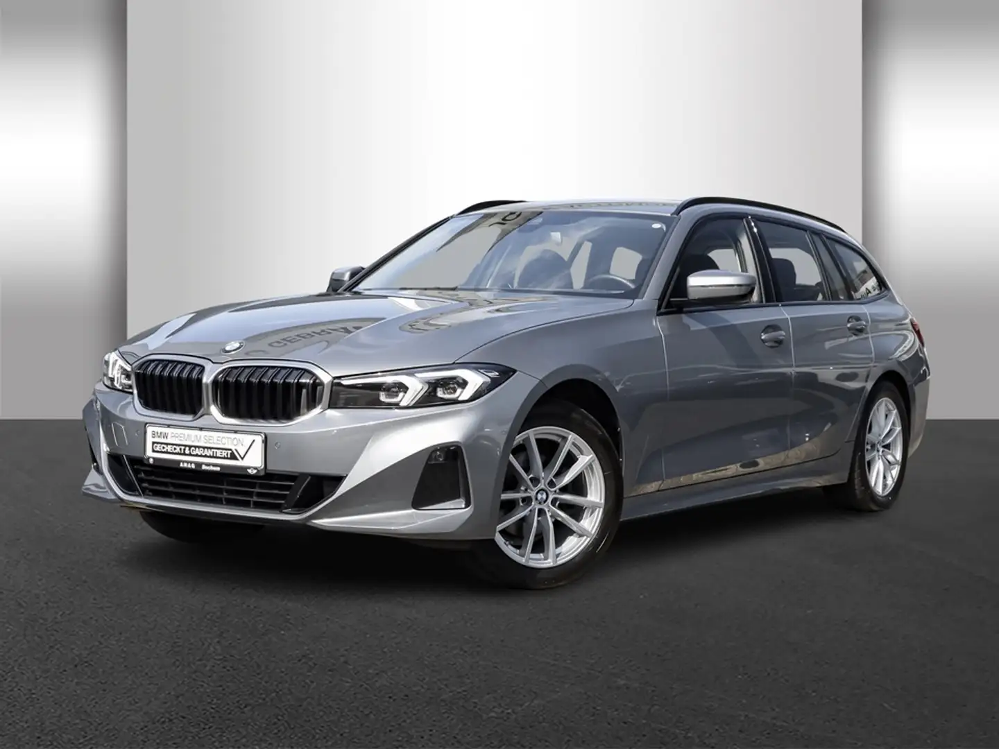 BMW 318 i Touring Auto Klimaaut. AHK Memory vorn PDC Grau - 2