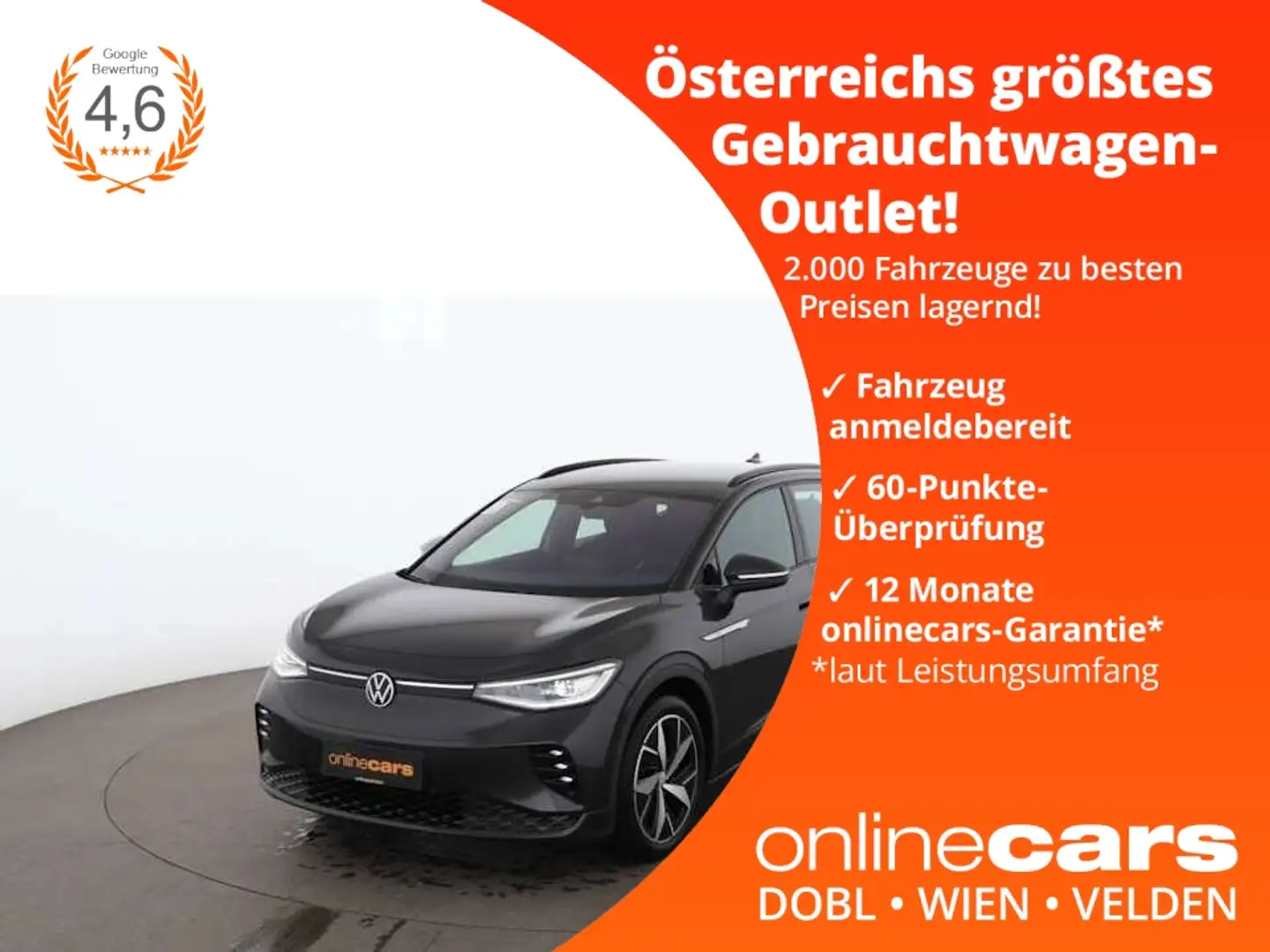 Volkswagen ID.4 GTX 77kWh Aut MATRIX WAERMEPUMPE HEAD-UP Grau - 1