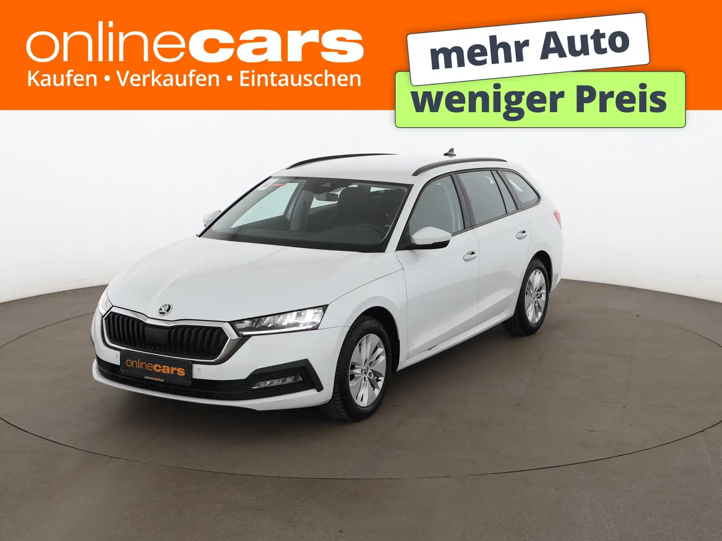 Skoda Octavia Combi 2.0 TDI Ambition Aut LED AHK RADAR Weiß - 1