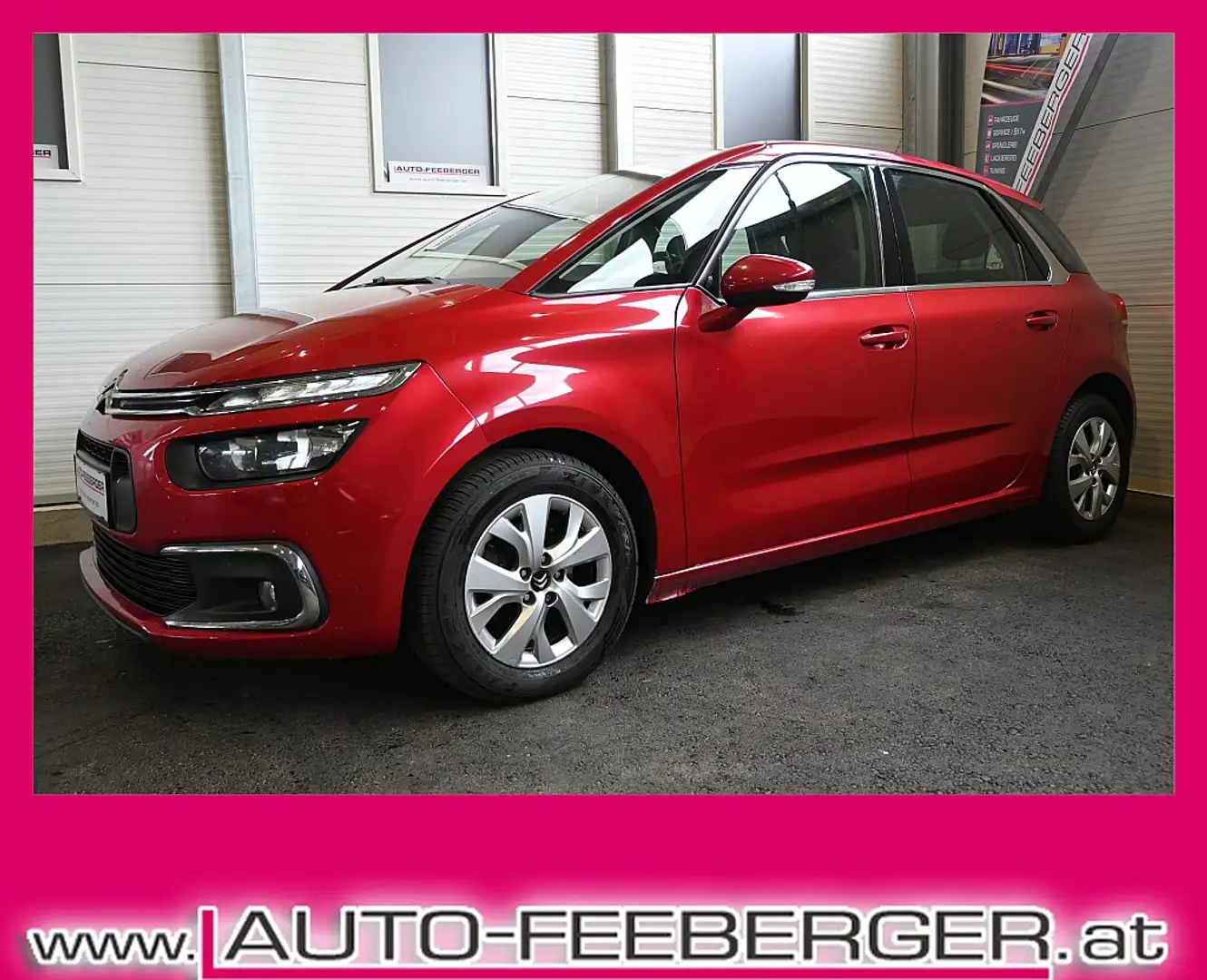 Citroen C4 Picasso BlueHDi 120 S&S Feel Rood - 1