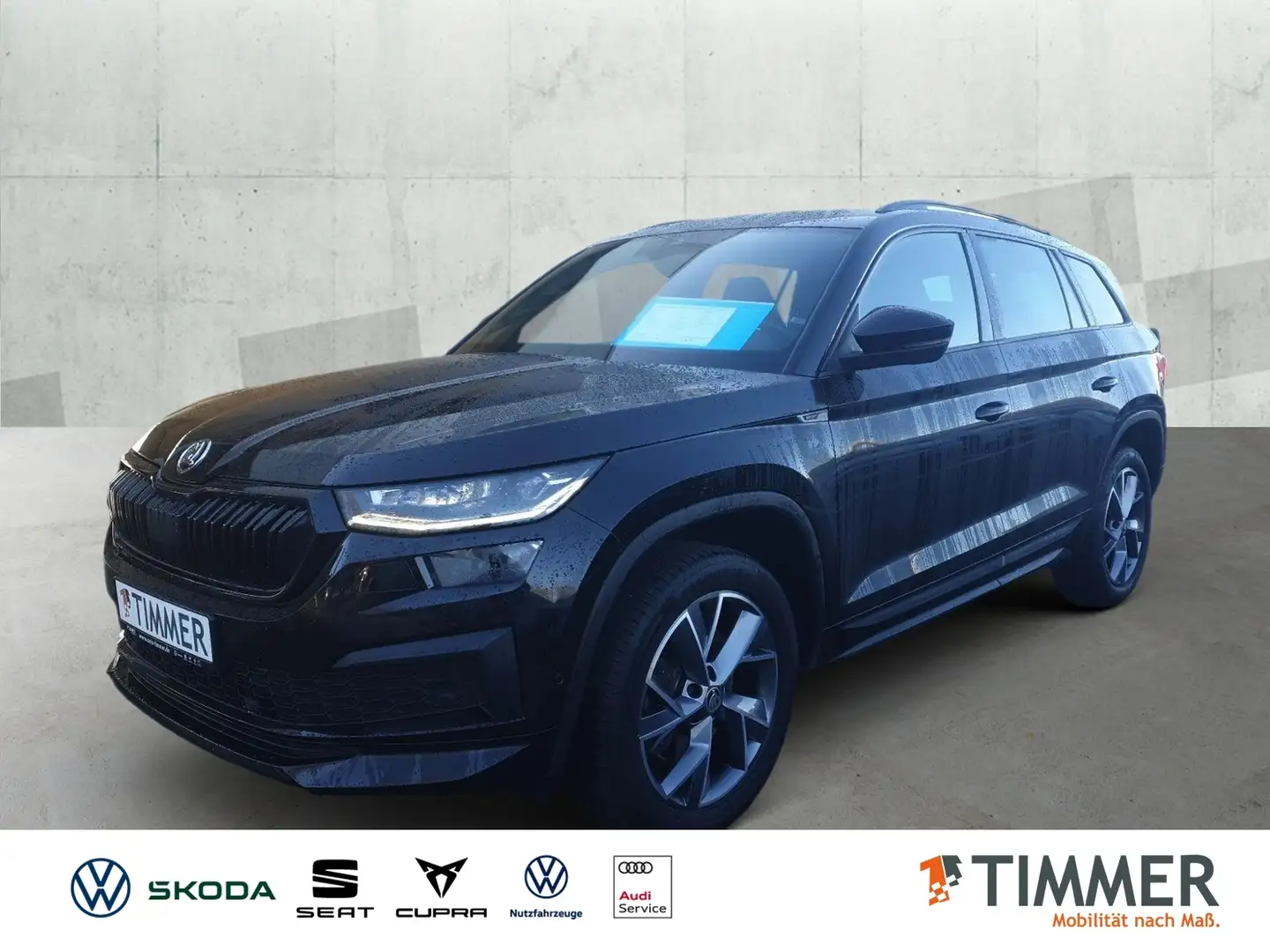 Skoda Kodiaq 2.0 TDI DSG 4x4 SPORTLINE *CANTON *STHZ *MATRIX * Schwarz - 1