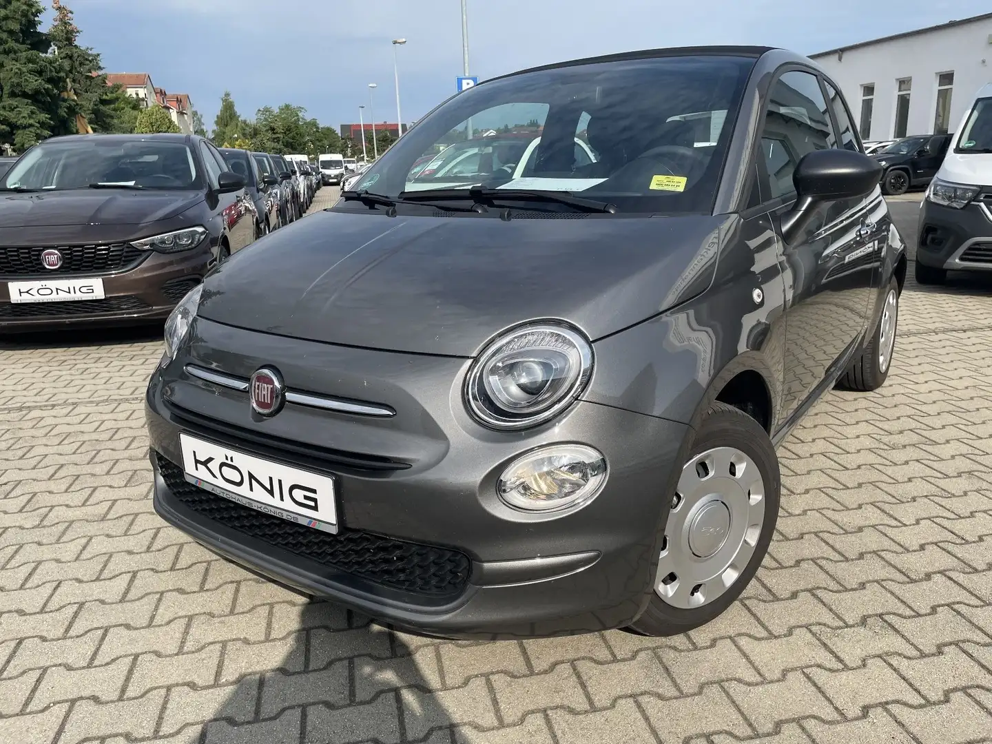 Fiat 500C Cabrio Klima*Sound*PDC Grau - 1