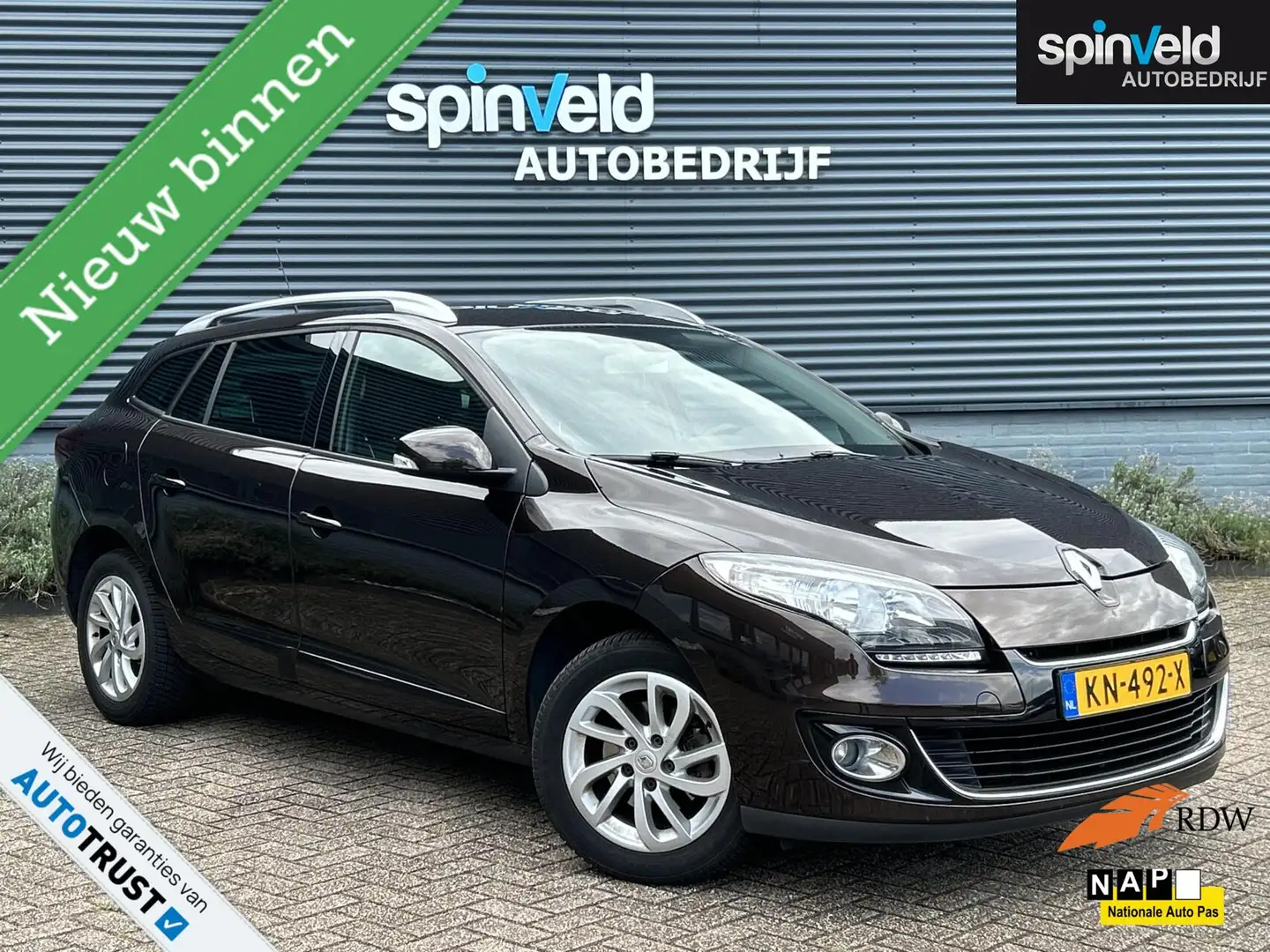 Renault Megane Estate 1.2 TCe Collection BJ`12 NAVI Cruise Climat Bruin - 1