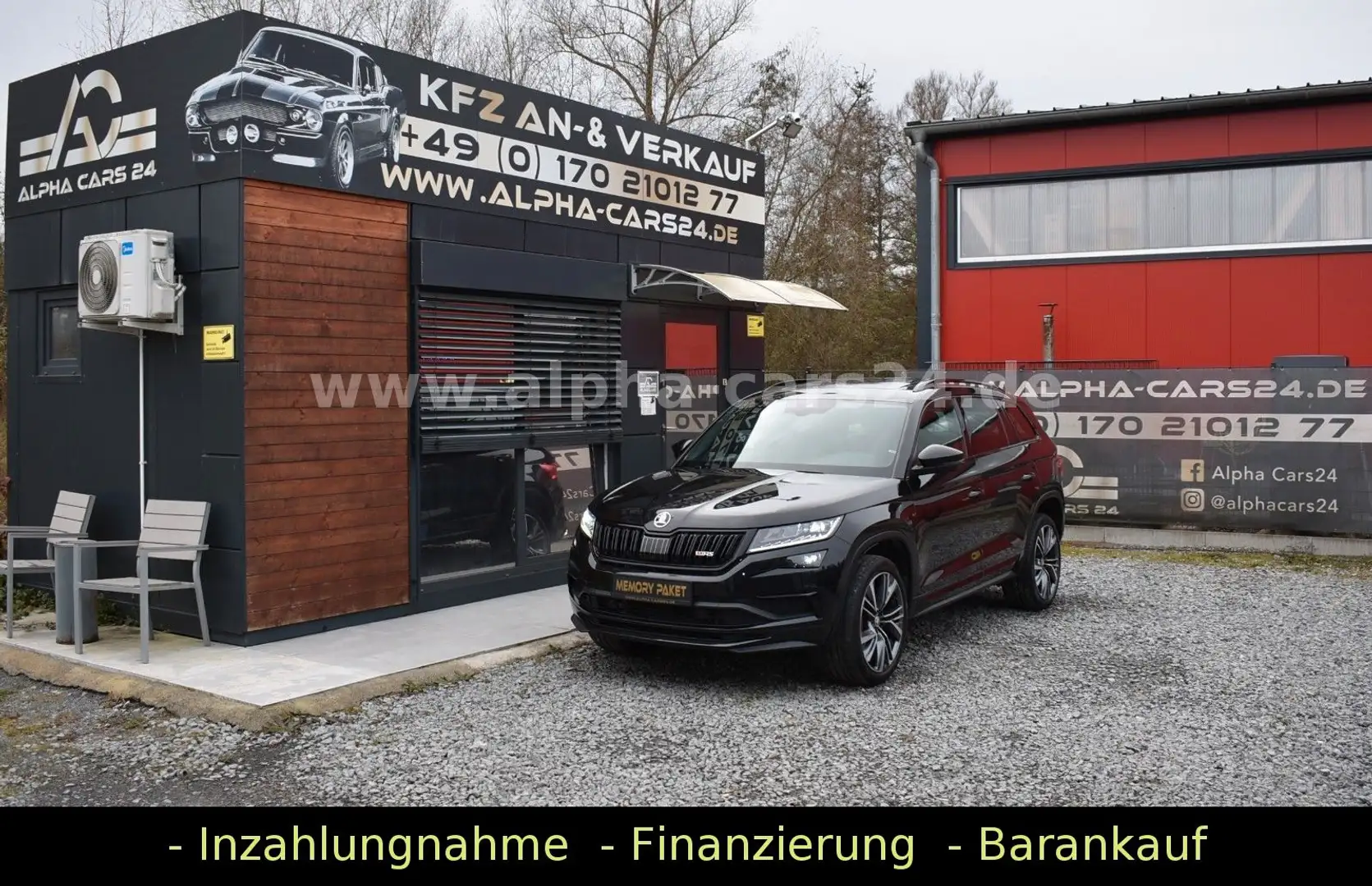Skoda Kodiaq RS 4x4 Pano Alcant ACC RFK Memory Canton Zwart - 2