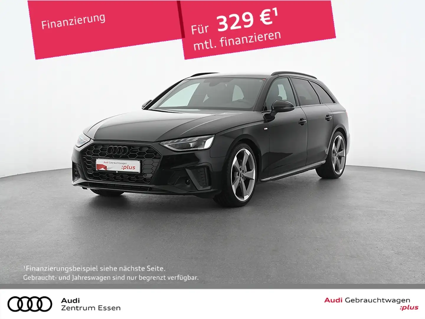 Audi A4 AVANT 40 TFSI S-LINE S-TRONIC LED AHK PLUS   SHZ Schwarz - 1