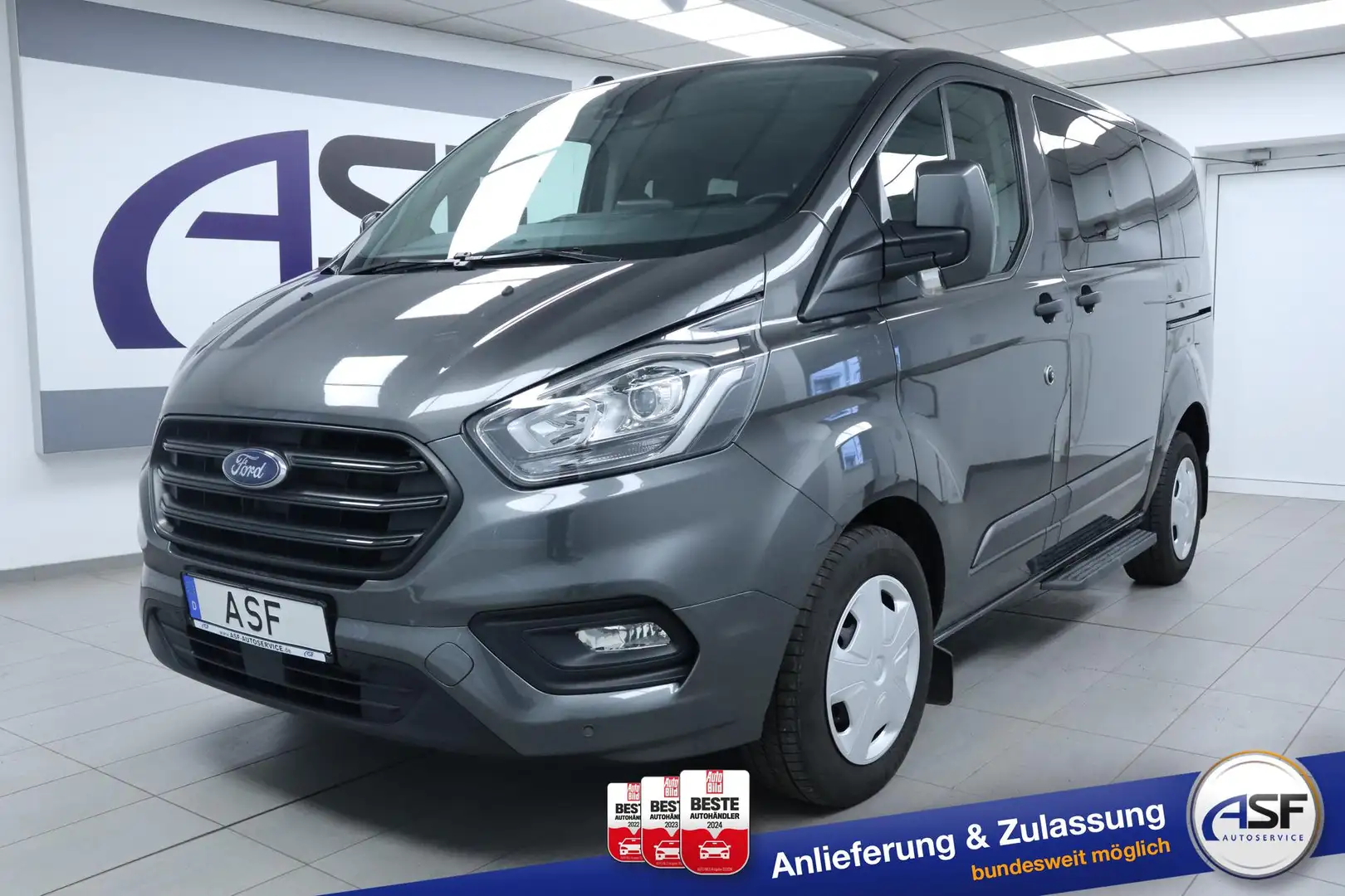 Ford Tourneo Custom Trend L1 Transit Kombi #Winter-P. #9-Sitzer #Ei... Grijs - 1