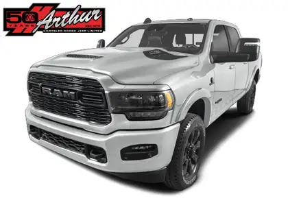 White 2023 RAM 2500 Pickup Truck Four-Wheel Drive Automatic