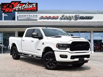 White 2023 RAM 2500 Pickup Truck Four-Wheel Drive Automatic