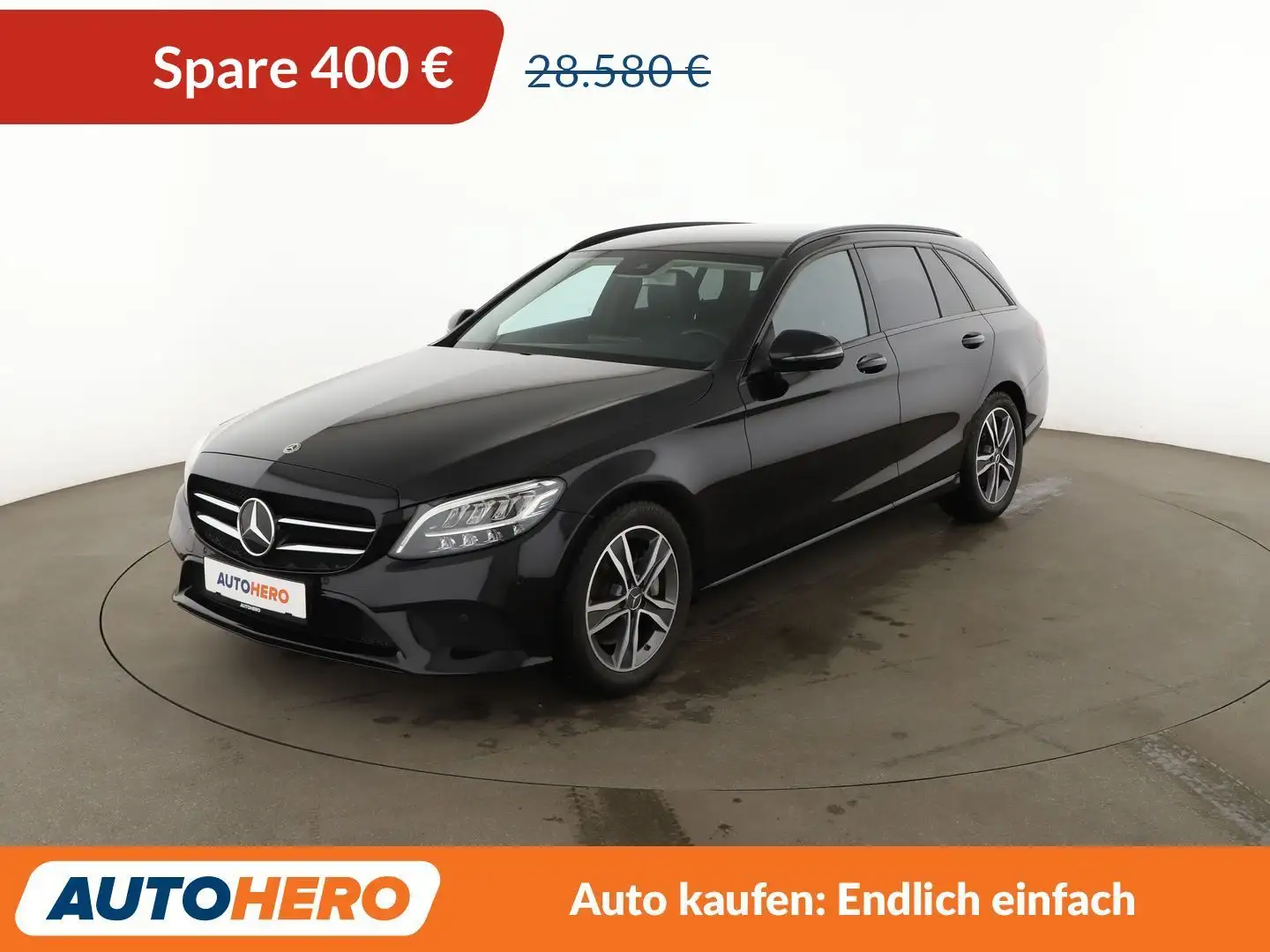 Mercedes-Benz C 300 T Avantgarde Aut.*NAVI*CAM*LED*PDC*SHZ*TEMPO*KLIMA Noir - 1