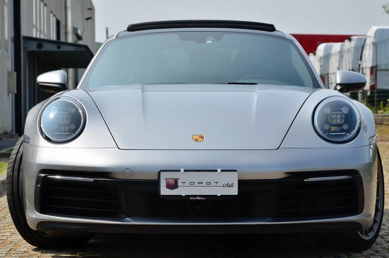 Porsche 992 911 Coupe 3.0 Carrera S 450cv pdk TETTO  ASSE POST Argento - 2