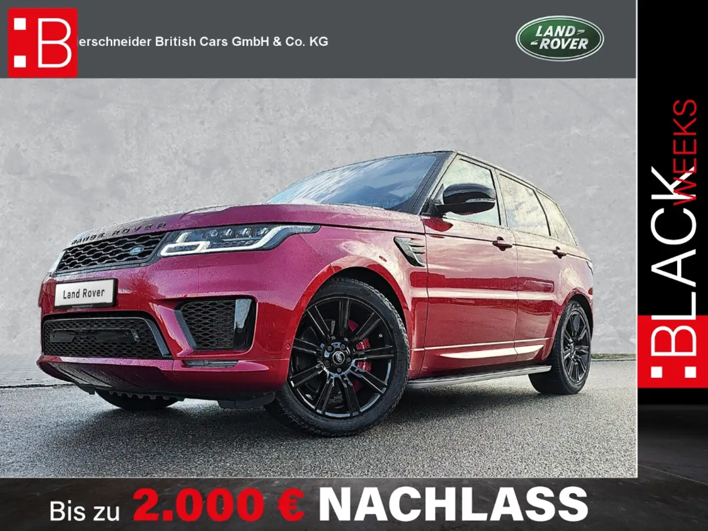 Land Rover Range Rover Sport P400e HSE Dynamic Rot - 1