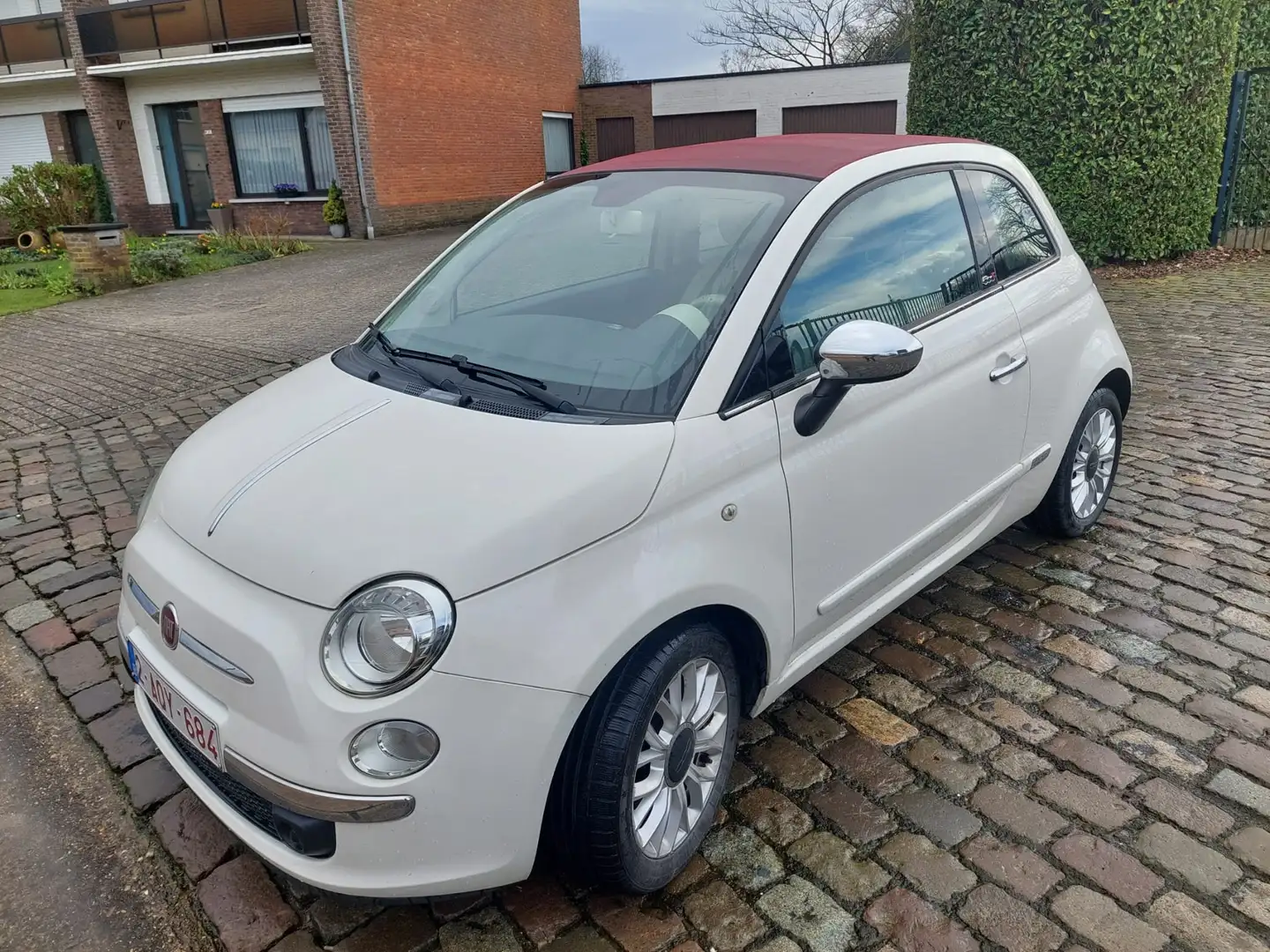 Fiat 500C 500 C 1.2 Lounge Blanc - 1