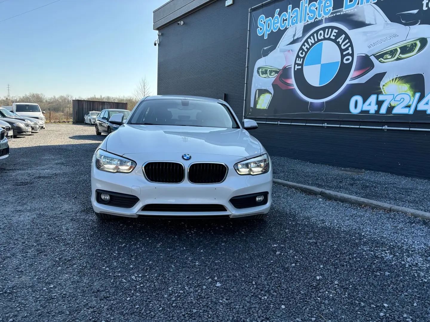 BMW 116 d EfficientDynamics Edition Blanc - 2
