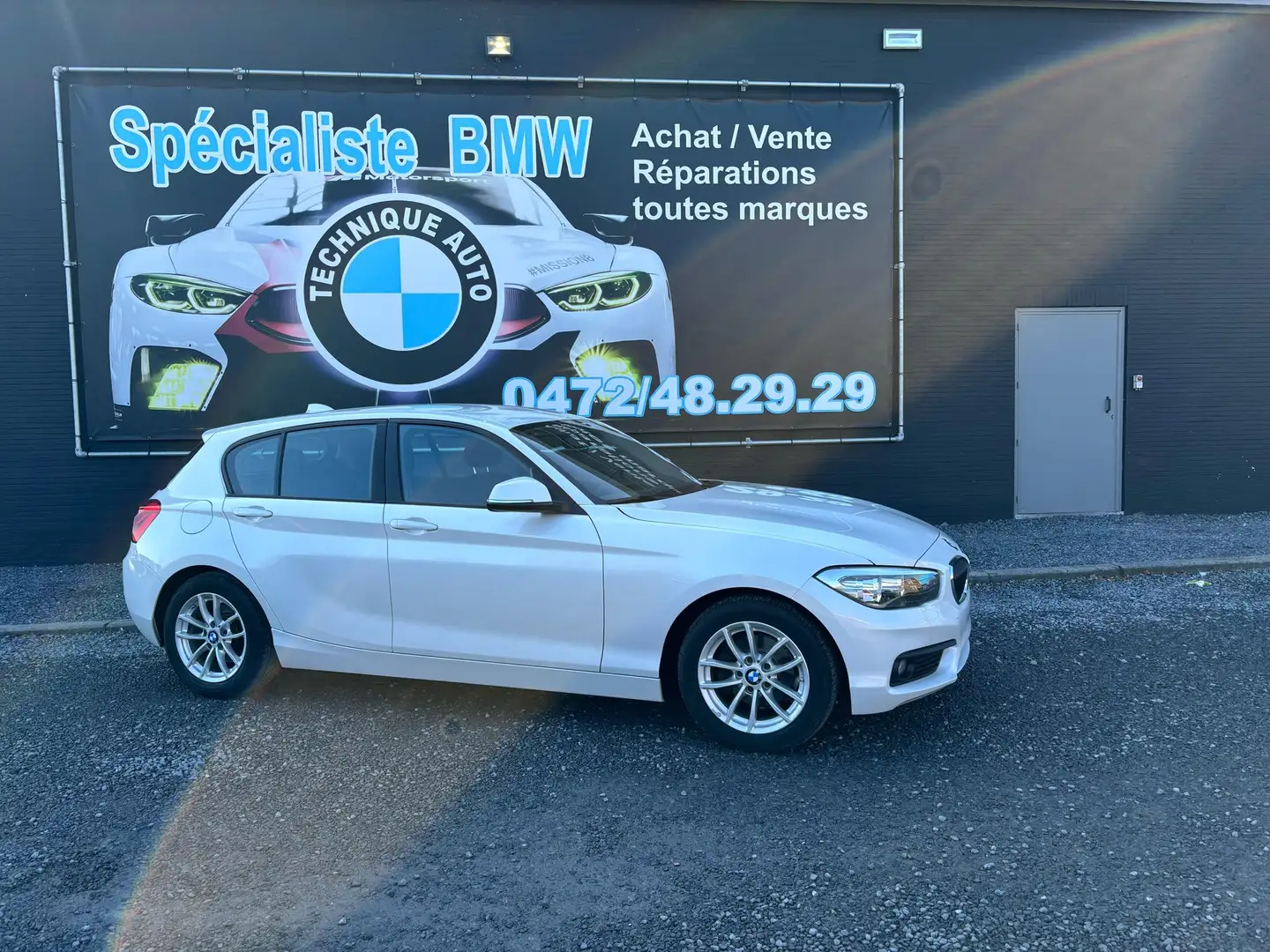 BMW 116 d EfficientDynamics Edition Blanc - 1