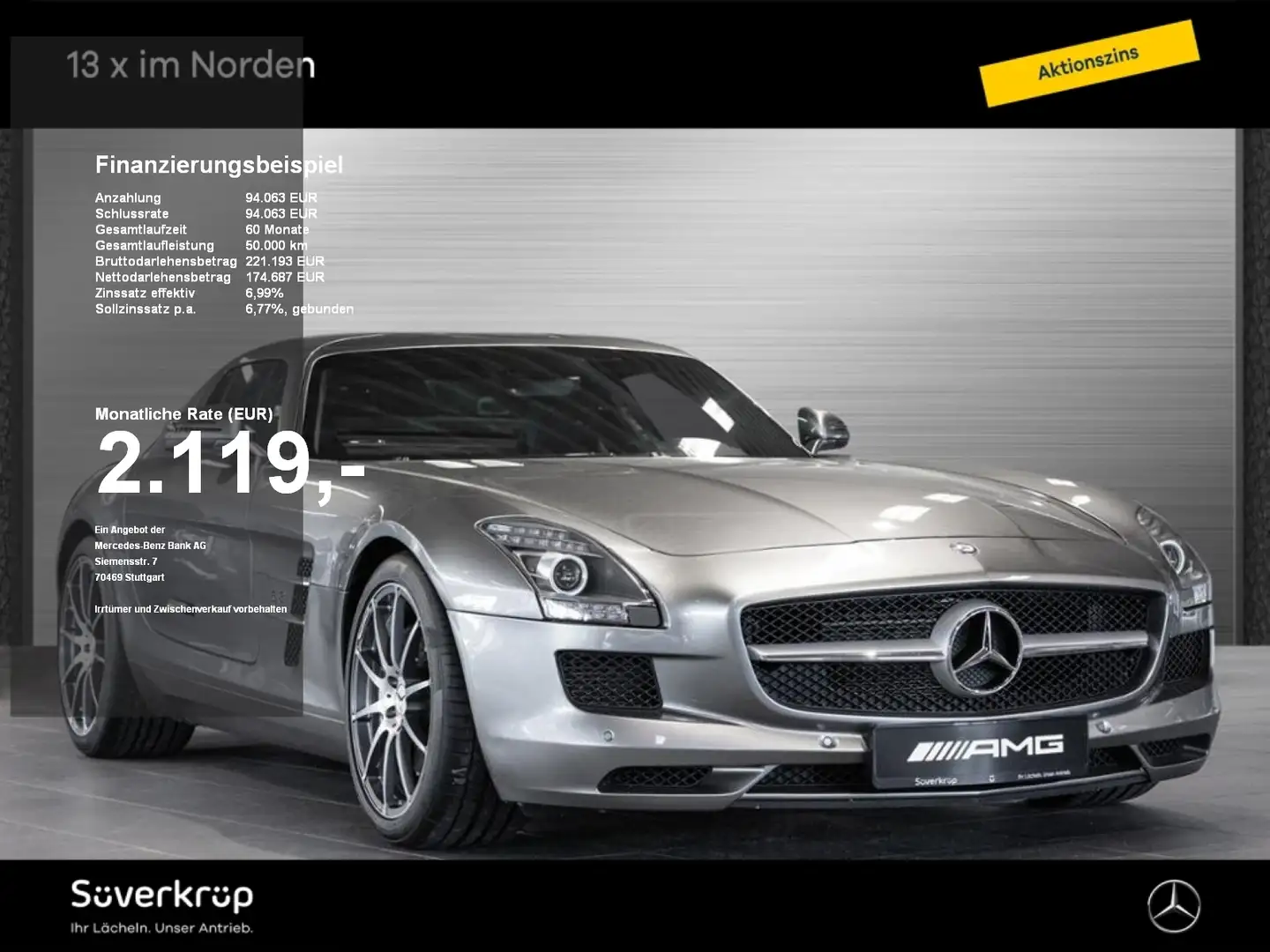 Mercedes-Benz SLS AMG Coupé KOM CARBON KAMERA XENON Gris - 1
